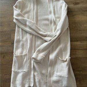 Cream Cashmere Blend Abercrombie Cardigan